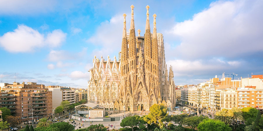Spain Barcelona La Sagrada Familia