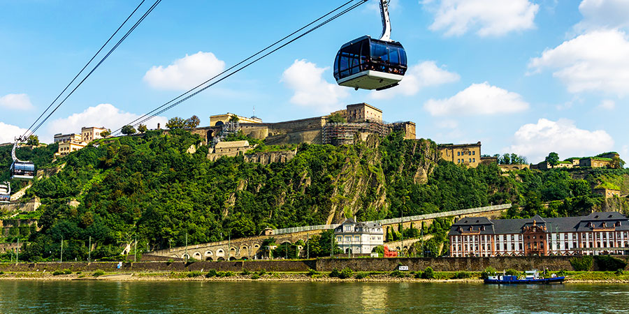 Cable Car to Ehrenbreitstein Fortress