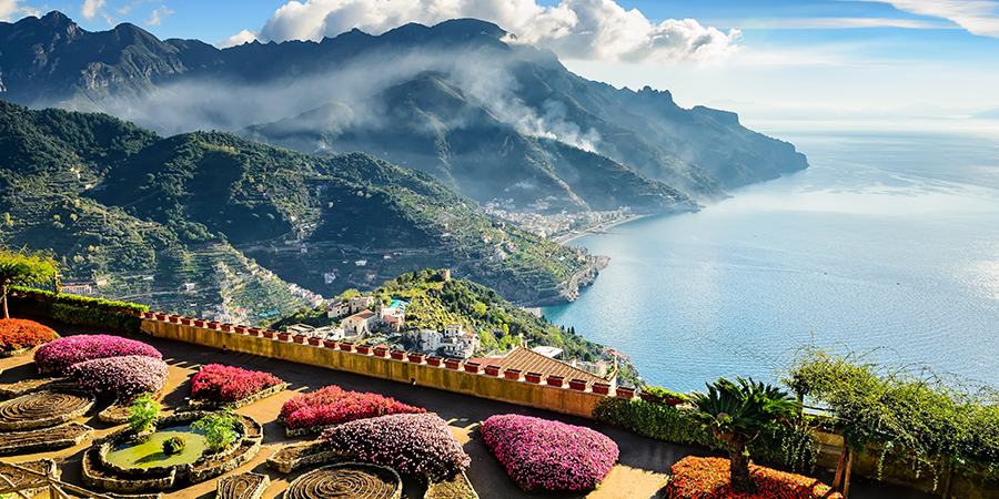 Fantastic,View,Of,The,Amalfi,Coast.,Ravello,,Italy
