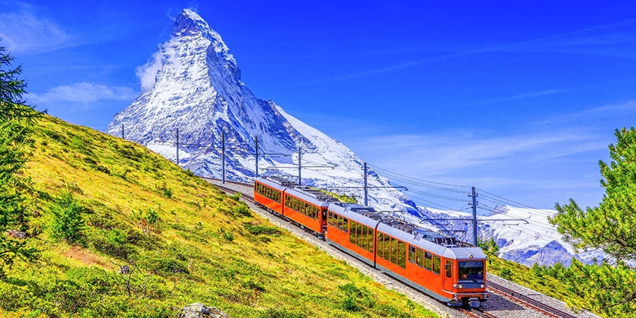 Switzerland Glacier Express Materhorn