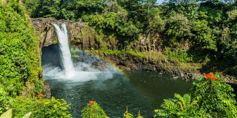 Hilo Hawaii Waterfall