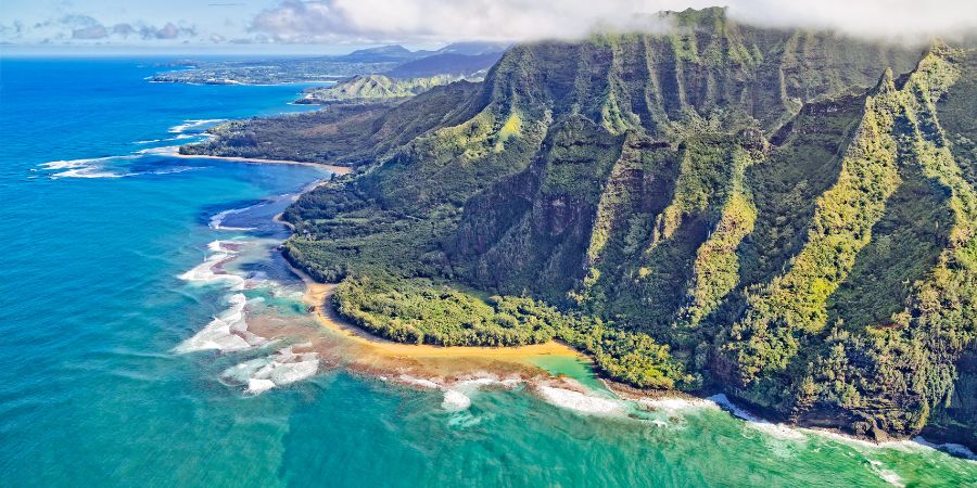 Kauai Hawaii Aerial View