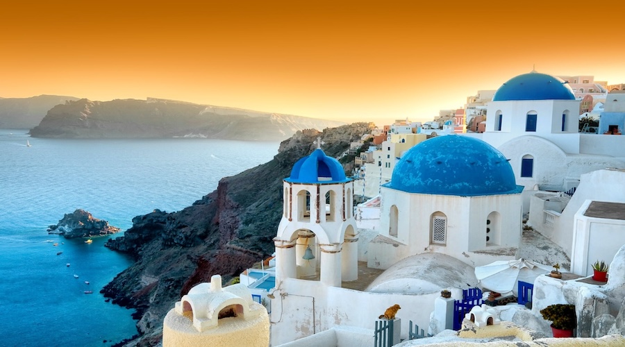 Greece – Santorini. View